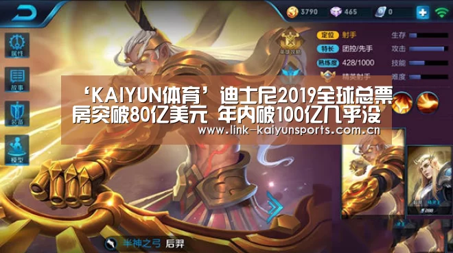 ‘KAIYUN体育’迪士尼2019全球总票房突破80亿美元 年内破100亿几乎没悬念(图1) 开云热门赛事